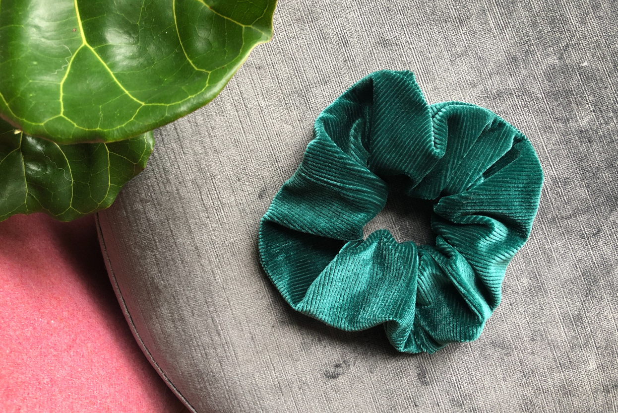 Ethical Sustainable Australian made zero waste hair scrunchie The Fashion Advocate