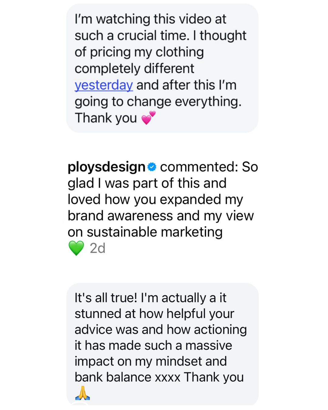 How to price sustainable fashion beauty and lifestyle products coaching business mentor sales marketing workshop course