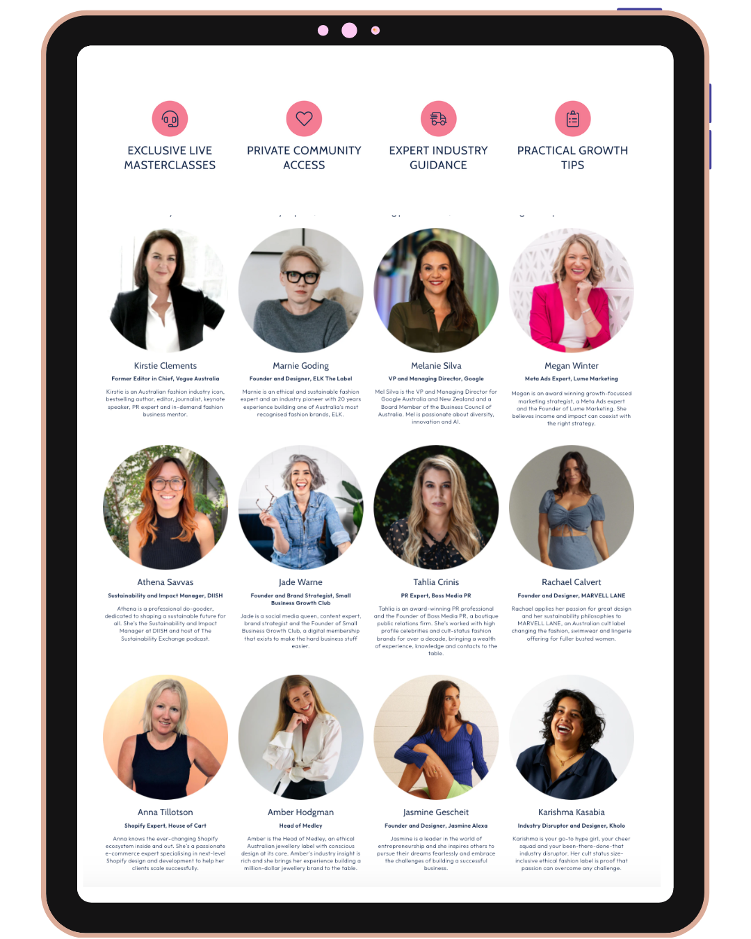 The Fashion Advocate online sustainable fashion business course for marketing and sales mentor expert ethical handmade course study AUstralia Fast Fashion community