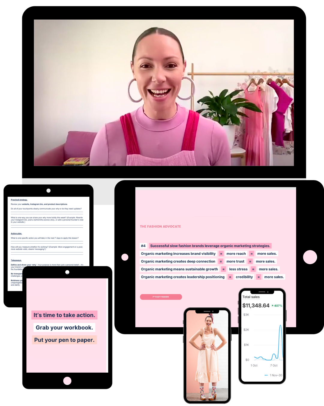 The TFA Framework Complete Edition online fashion courses masterclasses marketing sales ethical sustainable eco business coach clothes
