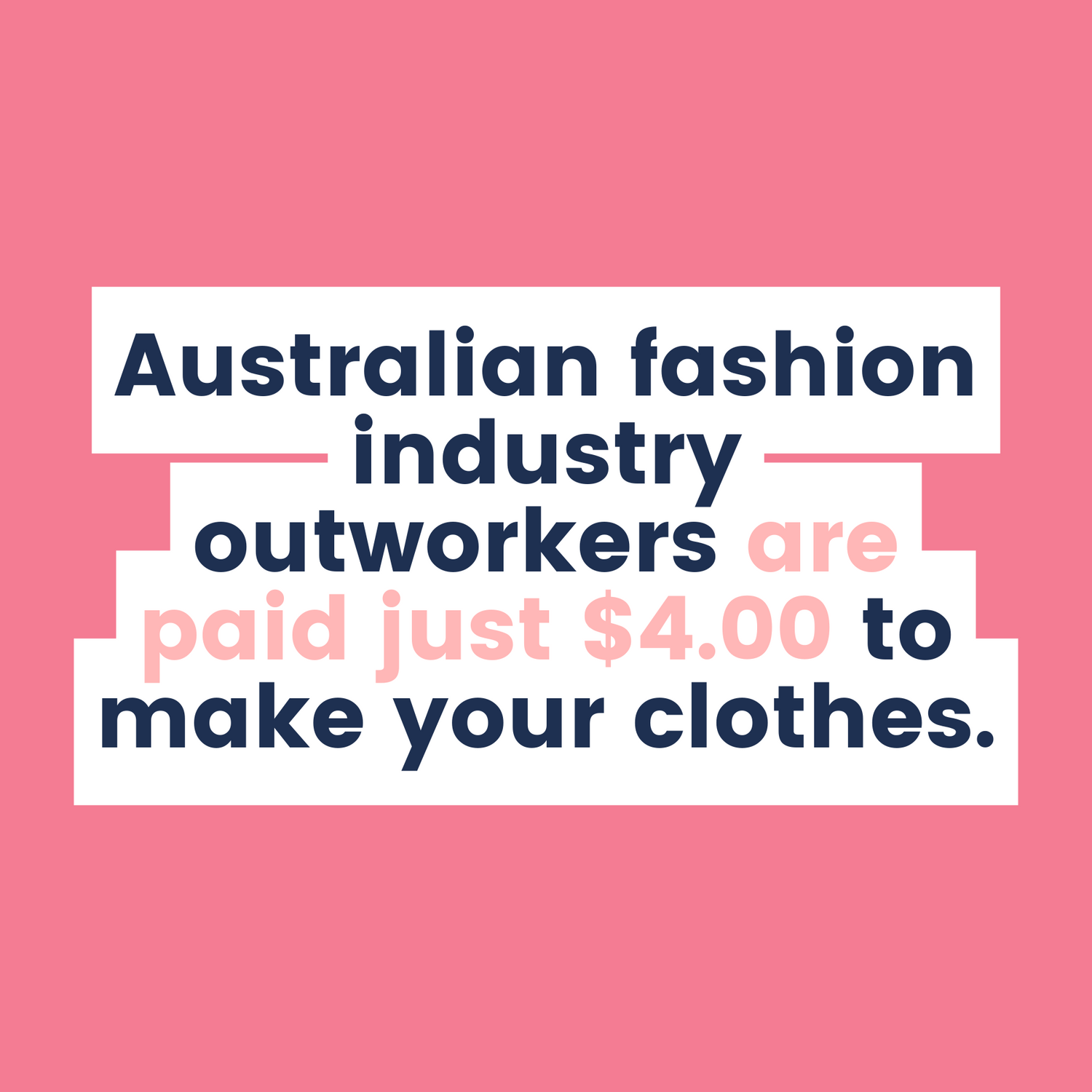 Australian fashion industry outworkers are paid just $4.00 to make your clothes, interview by The Fashion Advocate with Ethical Clothing Australia