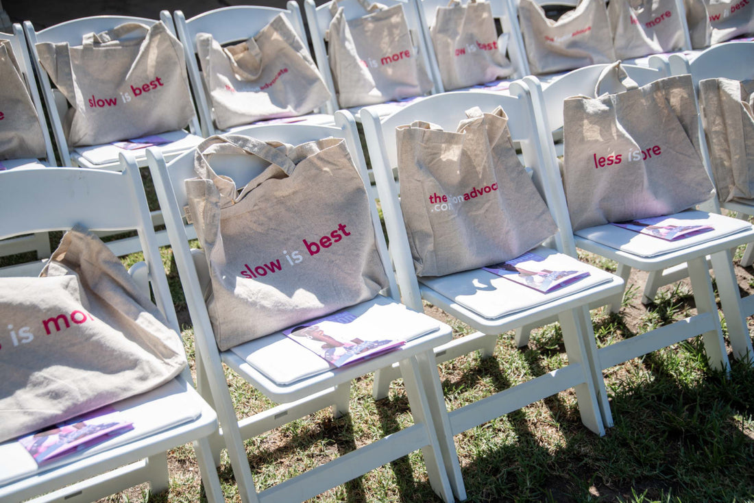 ECO-TOTE bags are a stylish and sustainable solution to the single-use plastic problem
