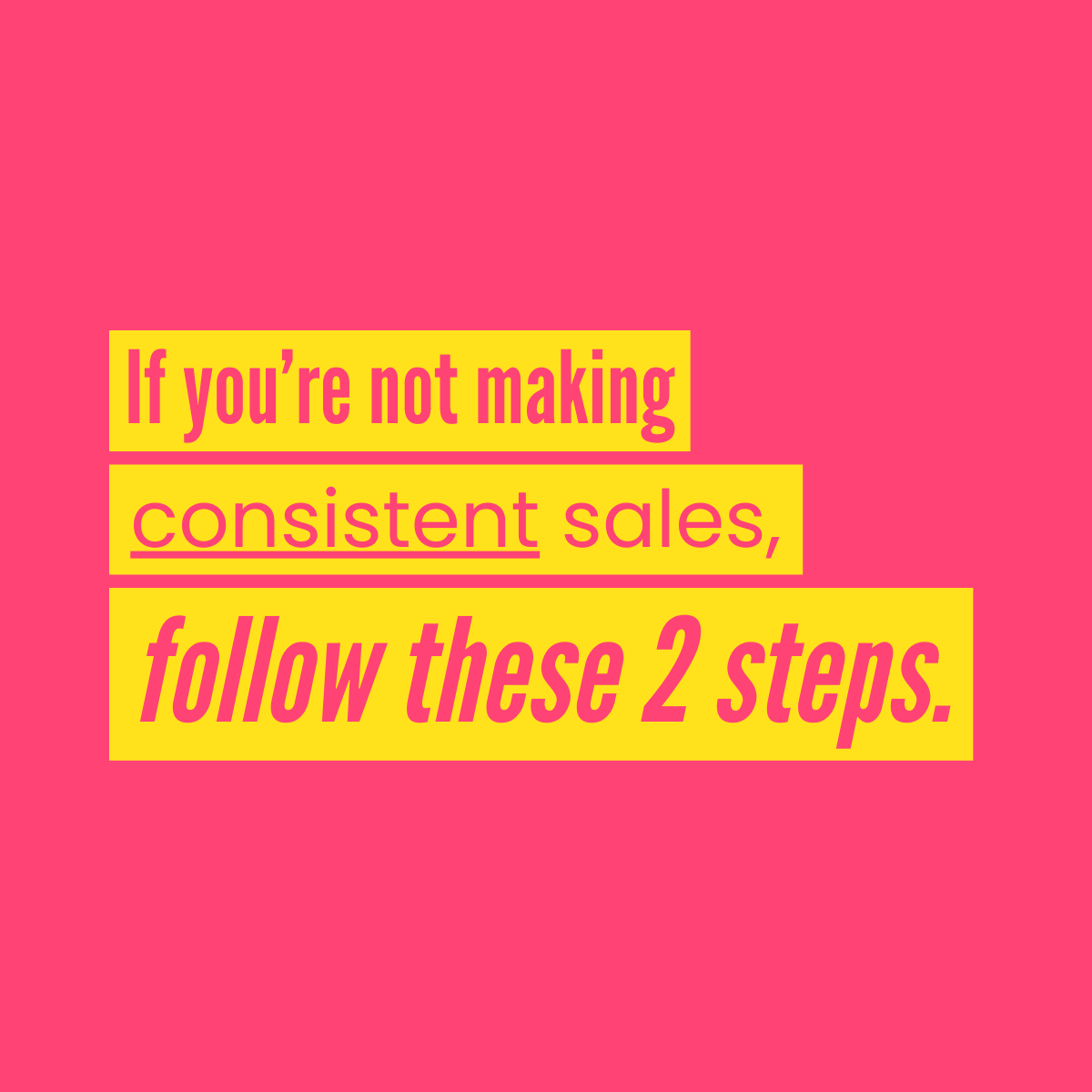 If you’re not making consistent sales in your sustainable fashion business, follow these two steps - The Fashion Advocate - Claire Goldsworthy ethical fashion brand label coach mentor