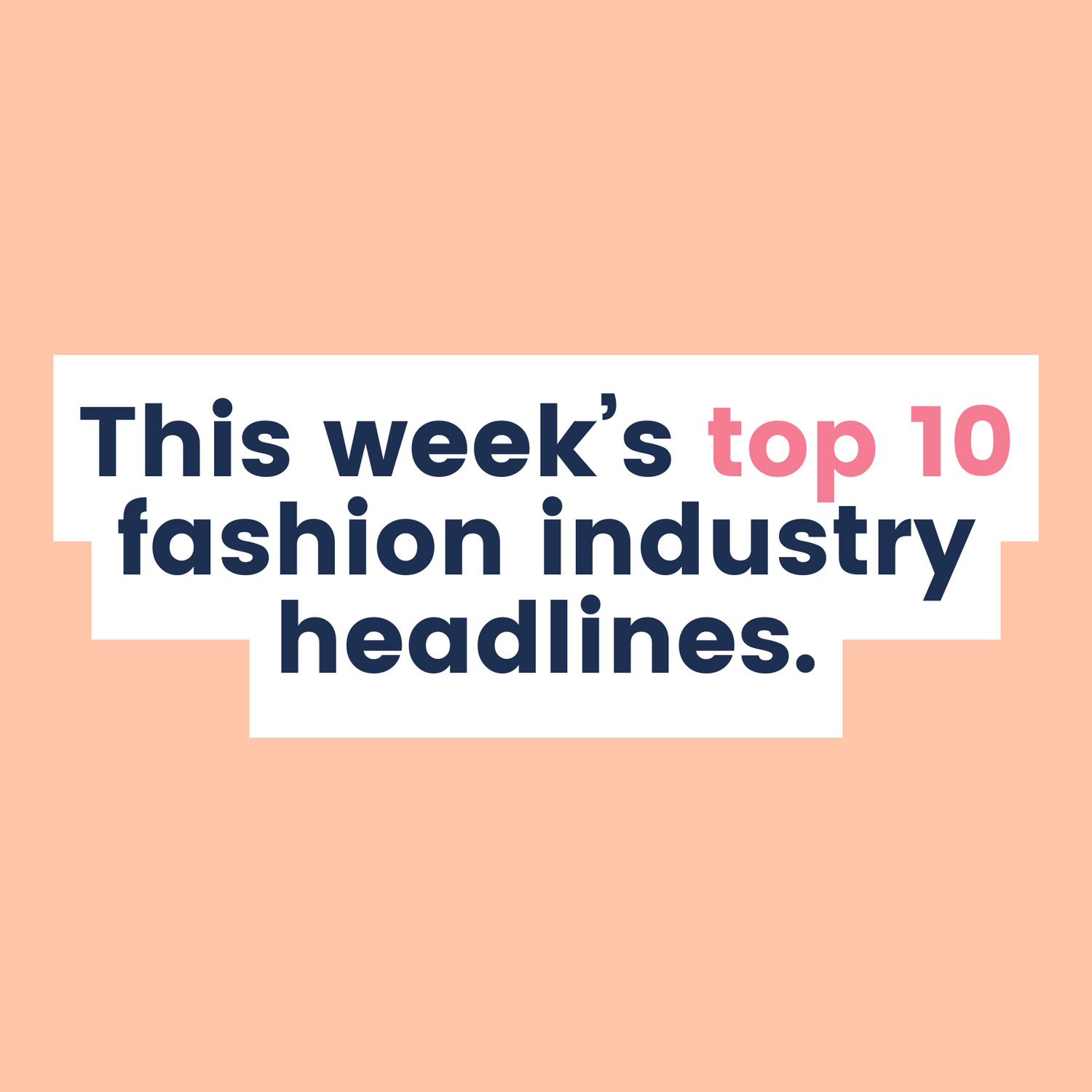 The TFA Weekly: Your inside scoop on ethical, sustainable, circular, and slow fashion industry, trends, news and technology.