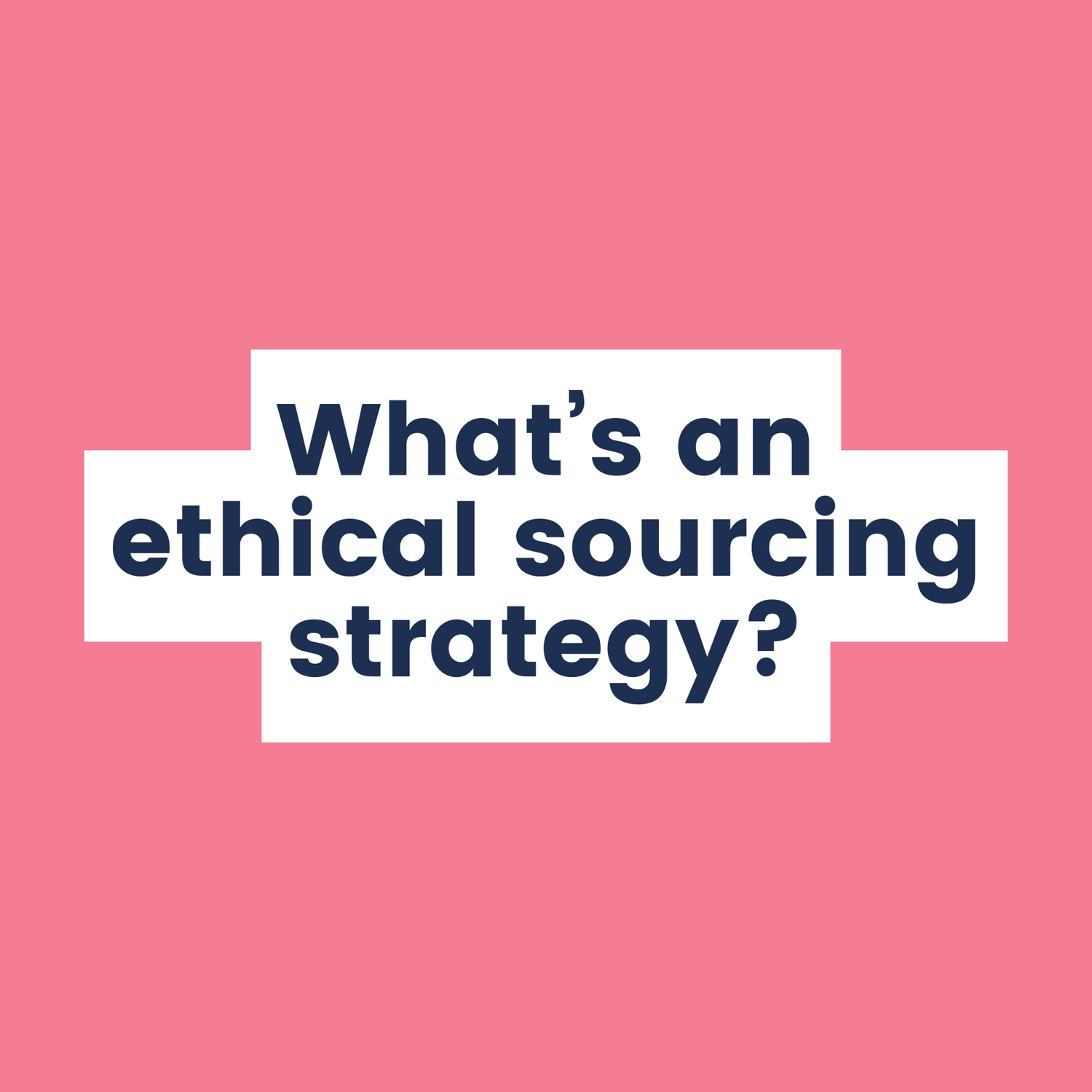 There is no right time to start building your ethical business strategy for your slow fashion label.