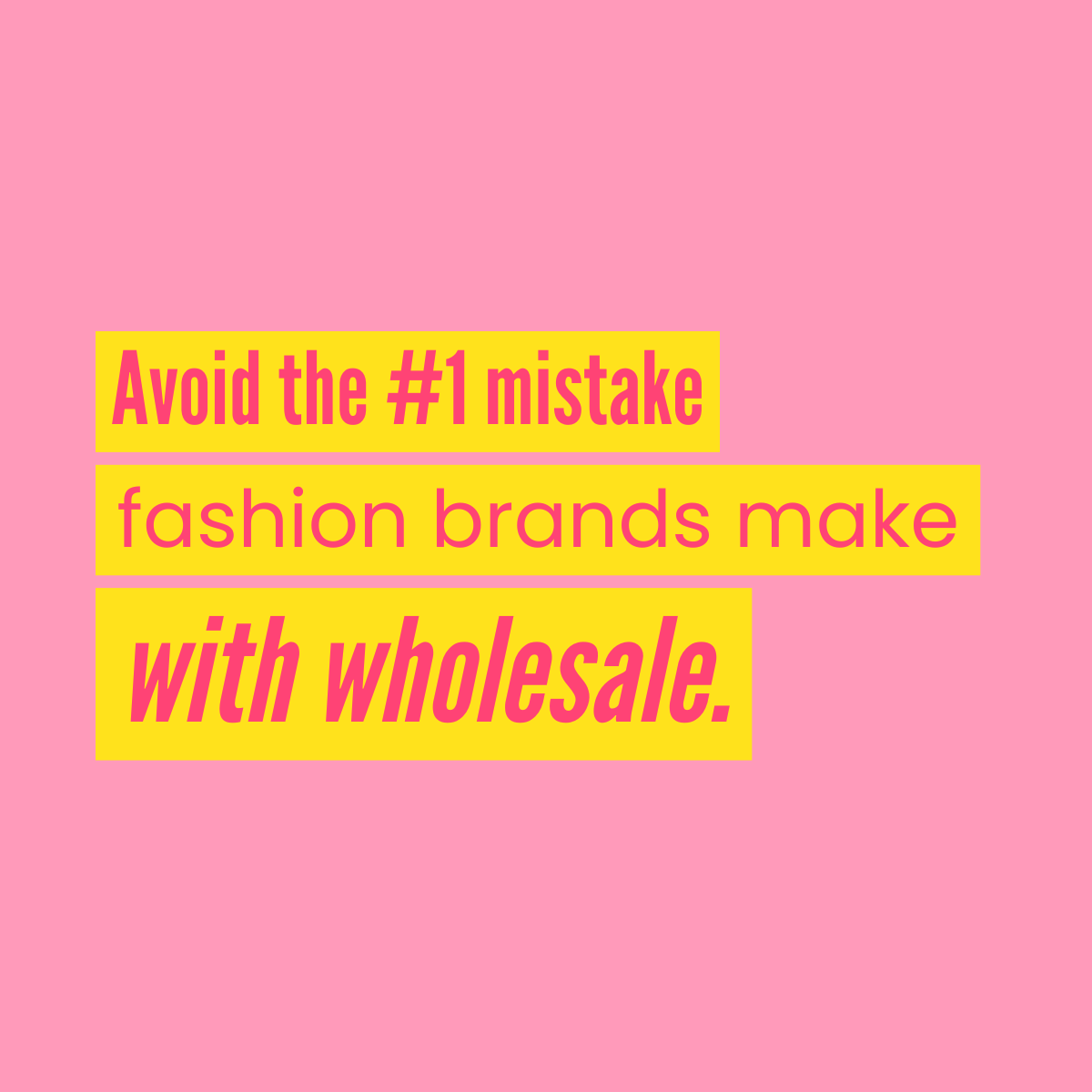 This is the #1 mistake fashion brands make when they head into the wholesale market - the fashion advocate - sustainable ethical expert mentor business coach australia