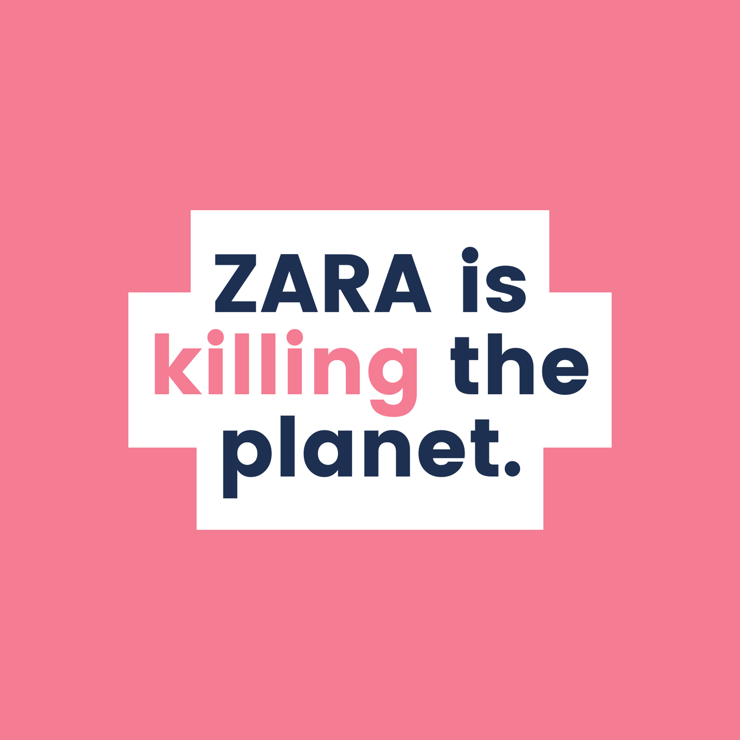 Zara is fuelling deforestation in the Cerrado.