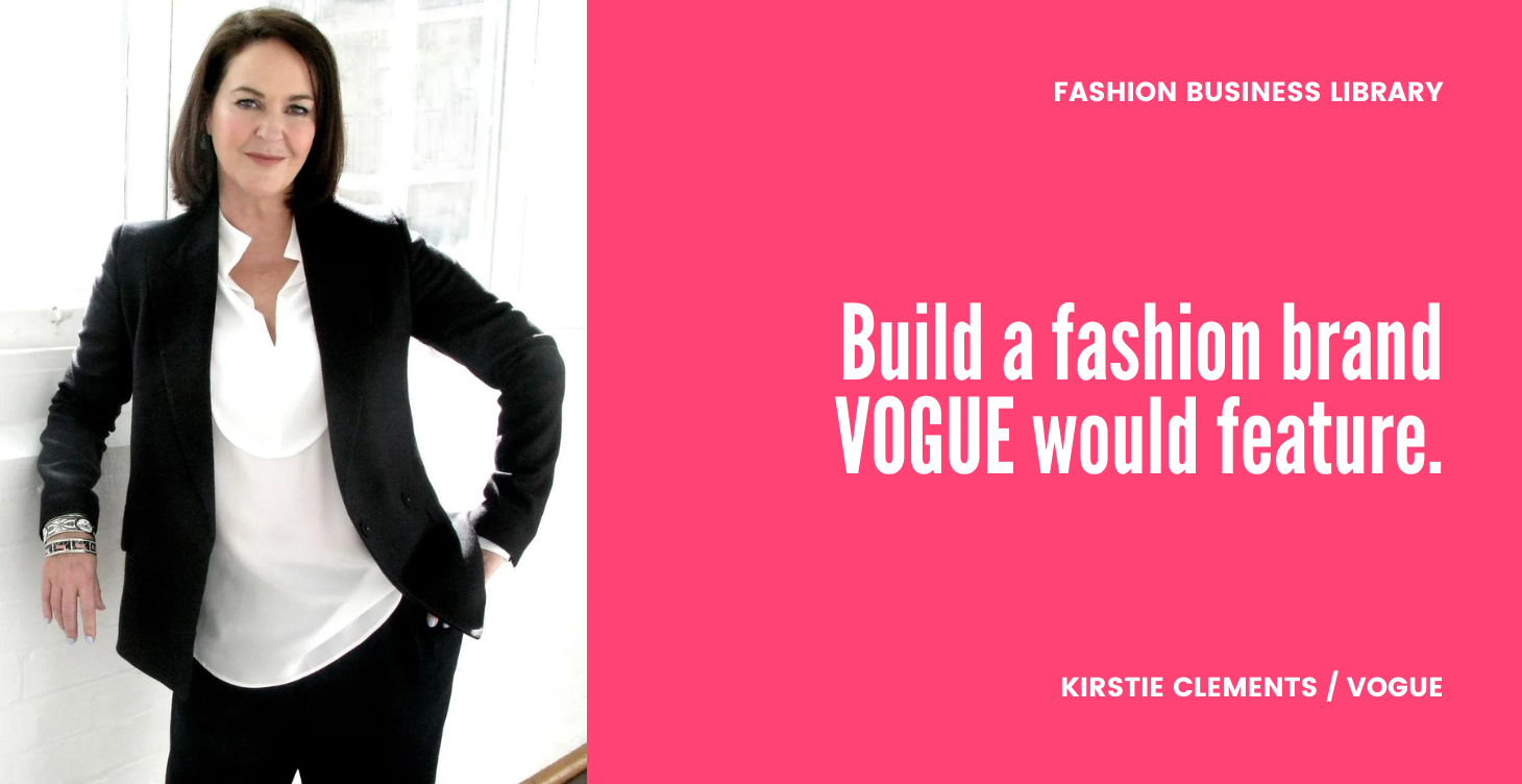 FASHION business library sustainable conscious eco coach mentor program marketing course handmade jewellery bags shoes Australia clothes PR VOGUE strategy workshop