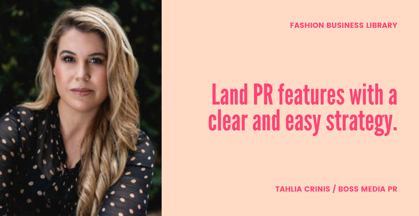 FASHION business library sustainable conscious eco coach mentor program marketing course handmade jewellery bags shoes Australia clothes PR media strategy workshop