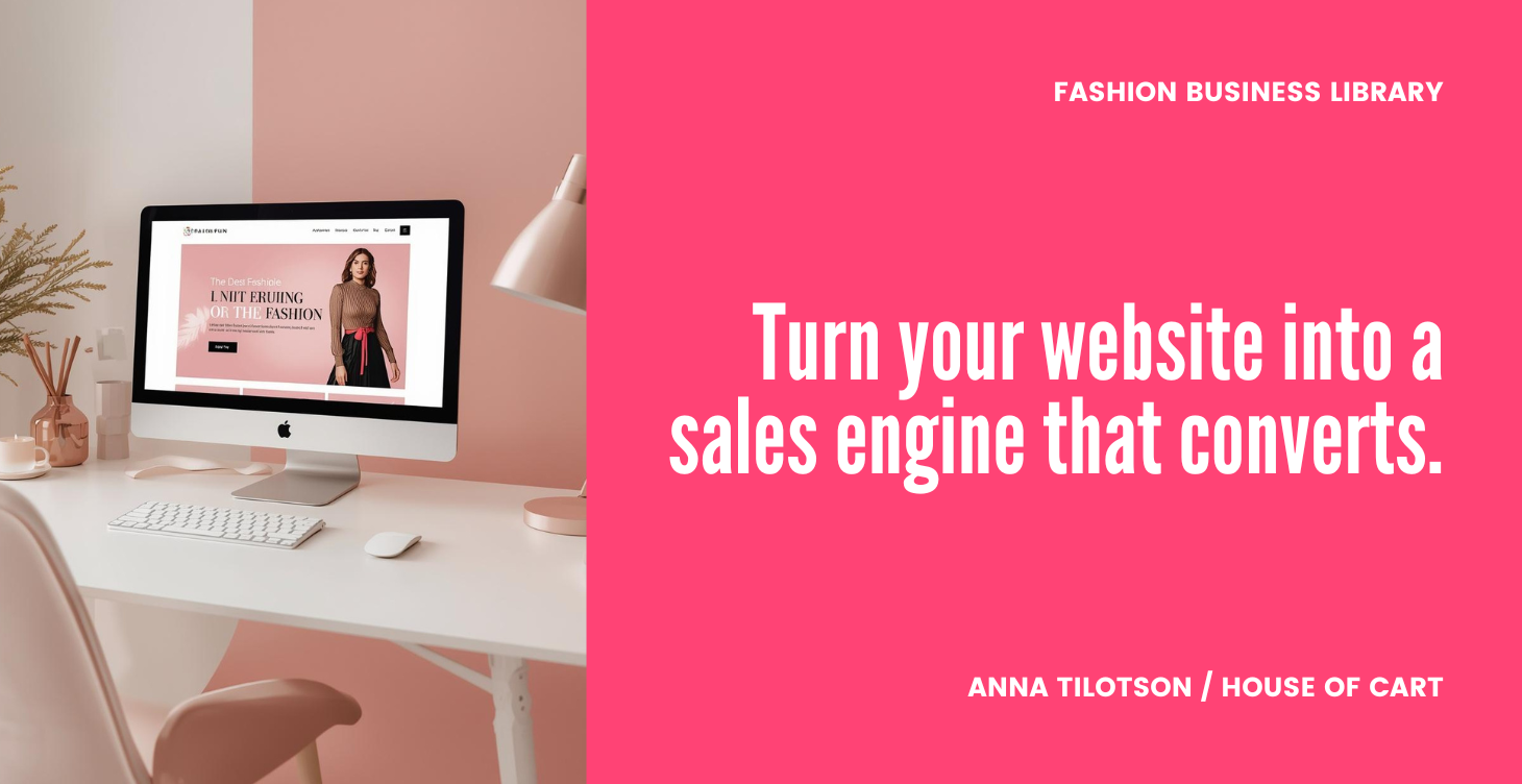 FASHION business library sustainable conscious eco coach mentor program marketing course handmade jewellery bags shoes Australia clothes WESBITE strategy workshop