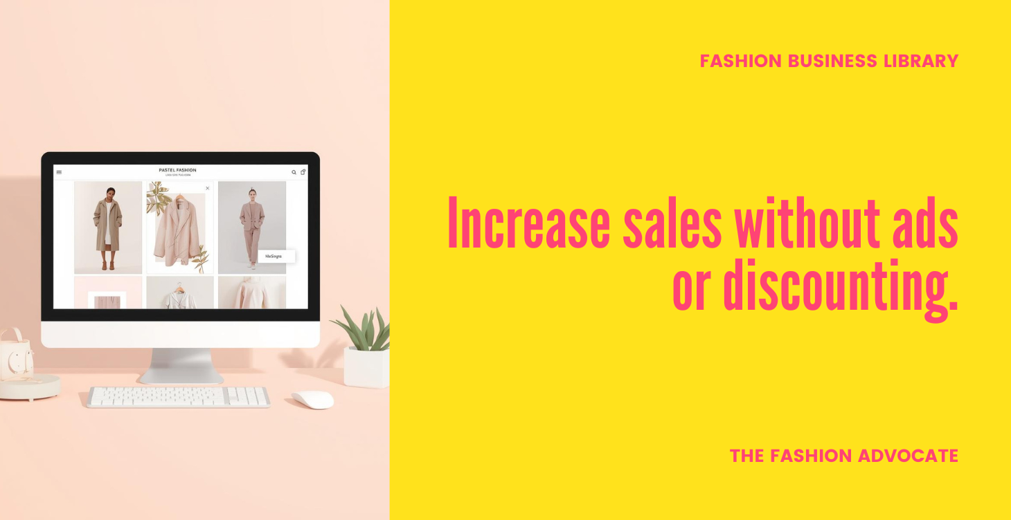 FASHION business library sustainable conscious eco coach mentor program marketing course handmade jewellery bags shoes Australia grow without ads