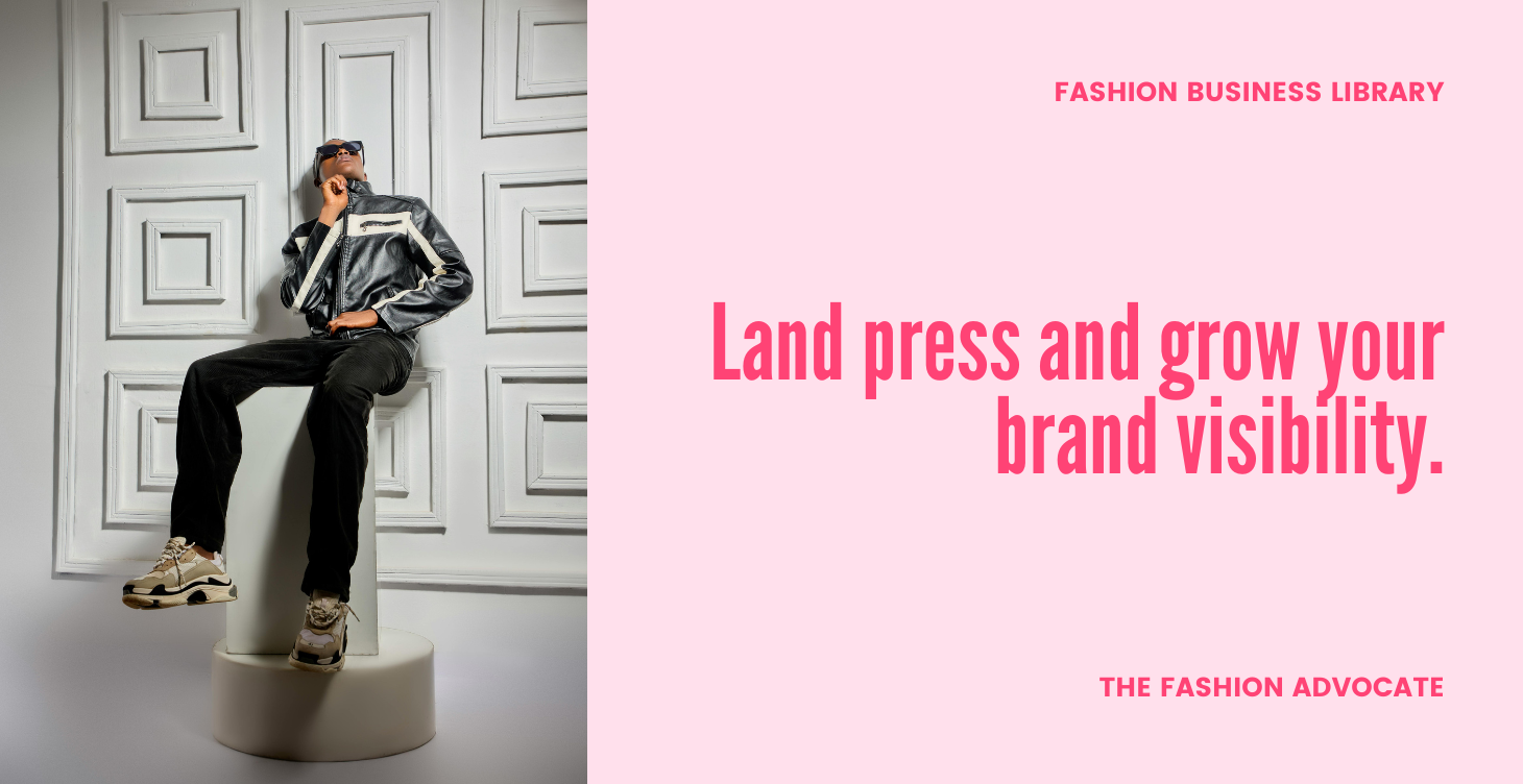 FASHION business library sustainable conscious eco coach mentor program marketing course handmade jewellery bags shoes PR and media strategy