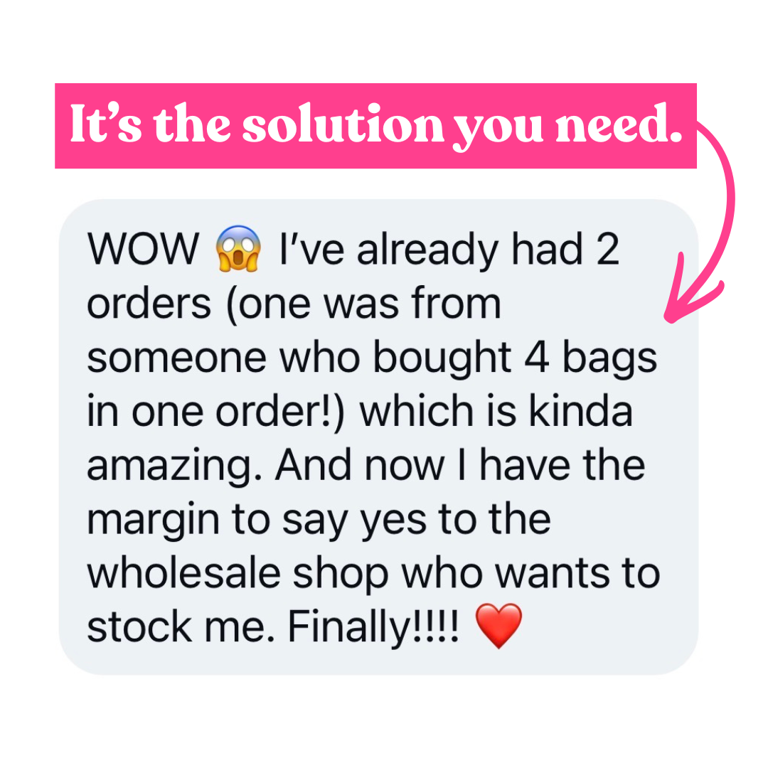 how to price my products as a sustainable brand mentor coach profit course Brisbane Australia online